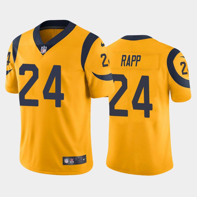 Men Los Angeles Rams #24 Taylor Rapp Nike Gold Rush Limited NFL Jersey